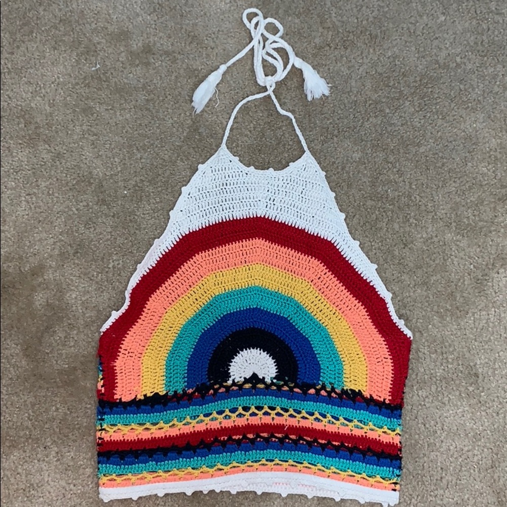 Forever 21 crochet crop top